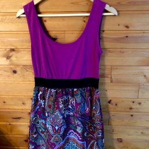 Two patterned dress paisley